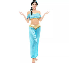 Blue Arabian Princess costume for women