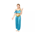 Disfraz de Princesa Árabe azul para niña