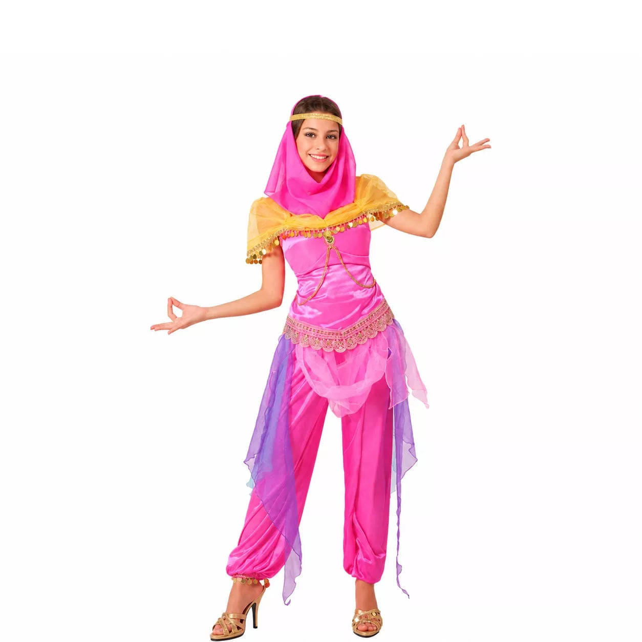 Translation missing: en.Disfraz de Princesa Árabe Elegante Rosa, para mujer