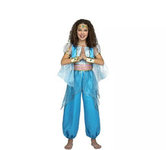 Turquoise Arabian Princess Costume for Girls