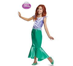 Classic Princess Ariel costume for girls