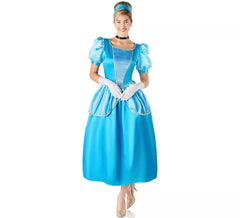 Fairy tale sky blue princess costume for women
