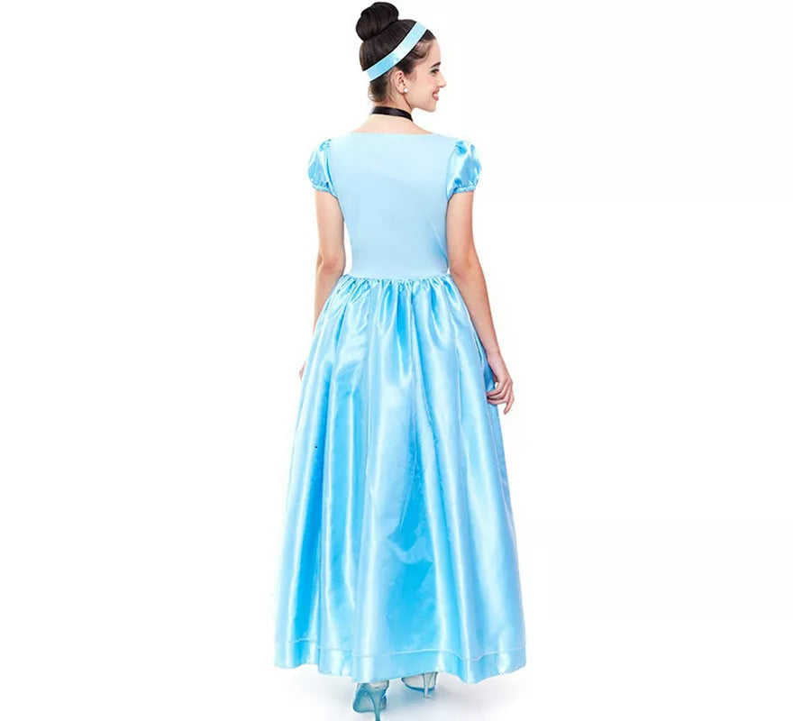Disfraz de Princesa Azul de Cuento de Hadas para mujer
