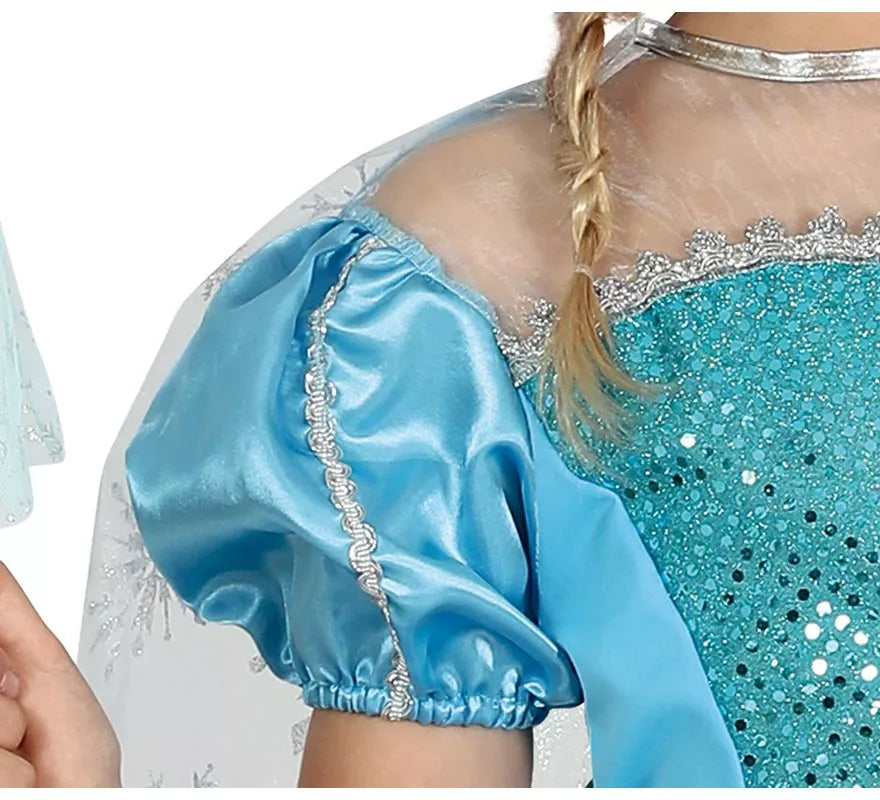 Disfraz de Princesa Azul de Hielo para niña