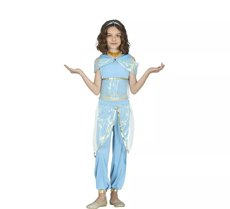 Disfraz de Princesa Azul del Desierto para niña