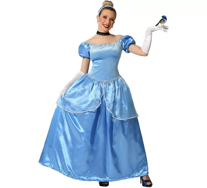 Disfraz de Princesa azul para mujer