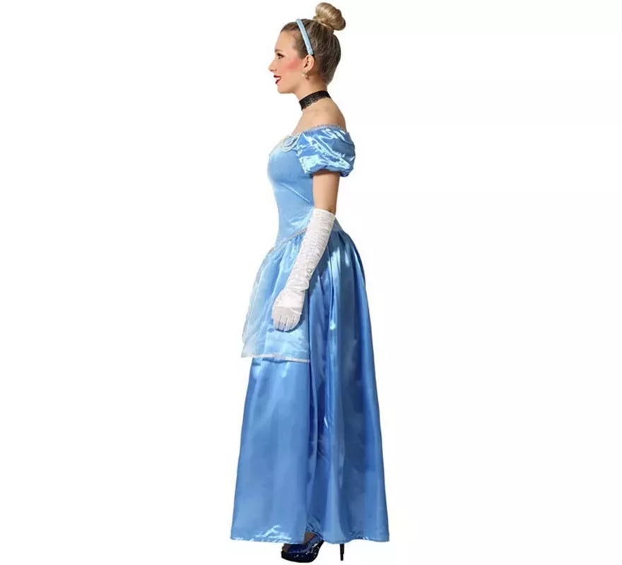 Disfraz de Princesa azul para mujer