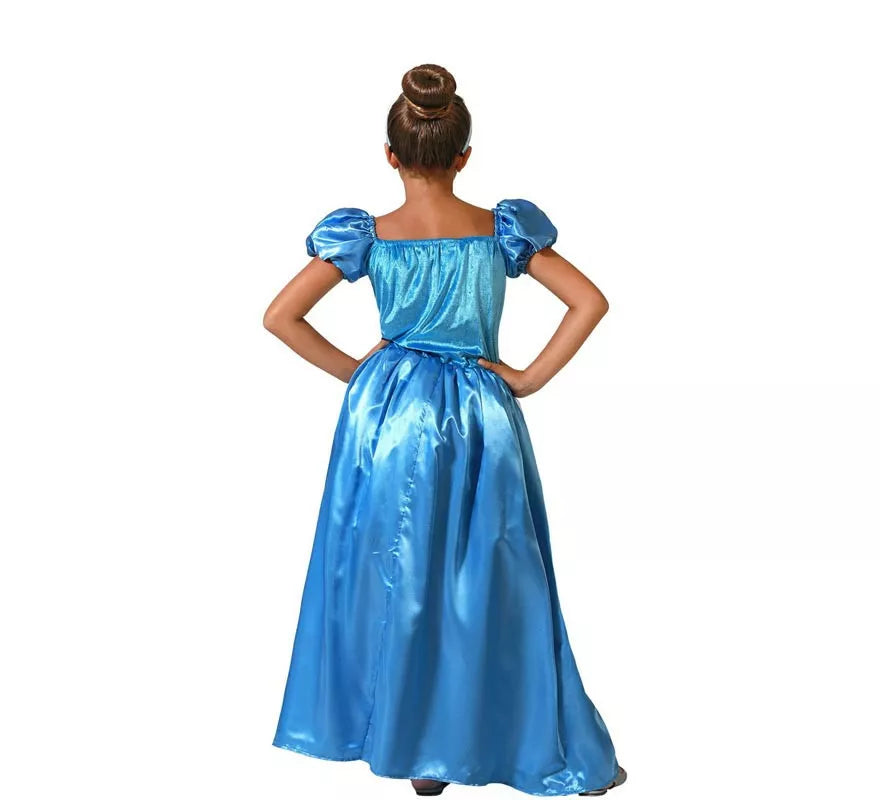 Disfraz de Princesa azul para niña