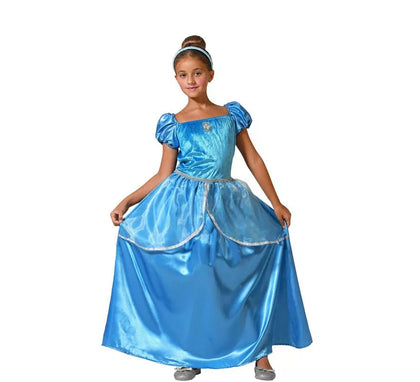 Disfraz de Princesa azul para niña