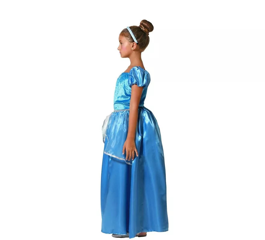 Disfraz de Princesa azul para niña