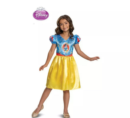 Disfraz de Princesa Blancanieves Básico Plus para niña