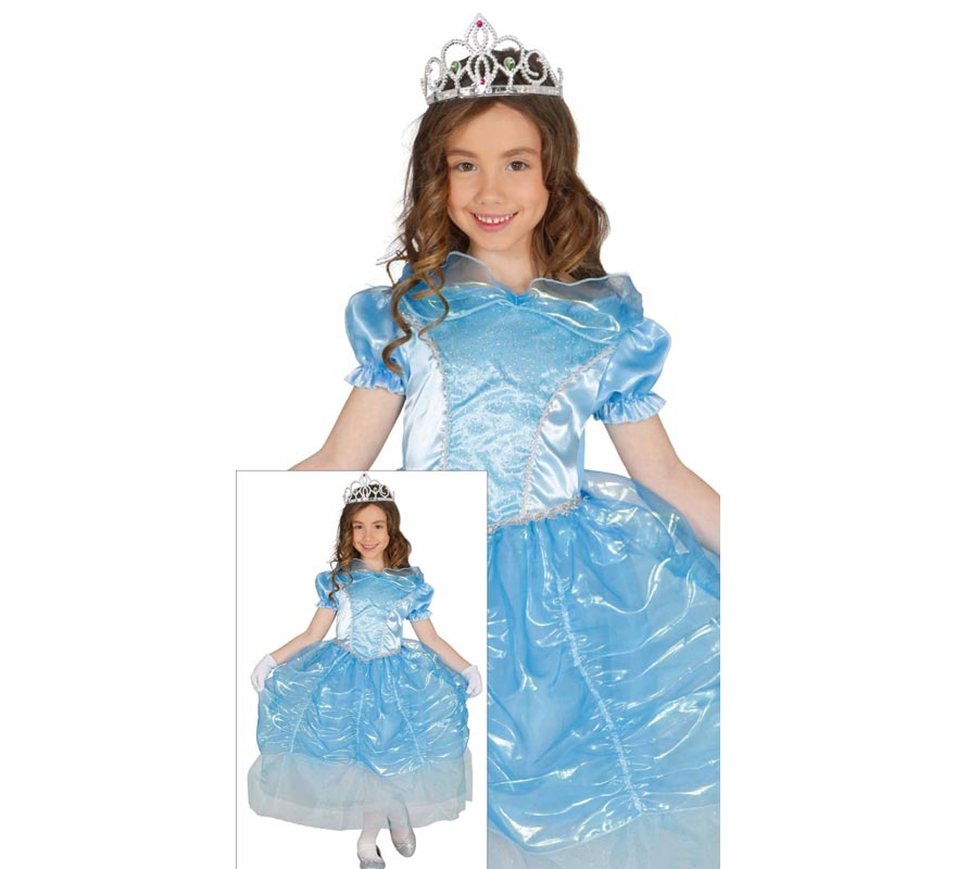 Disfraz de Princesa Cisne azul para niña
