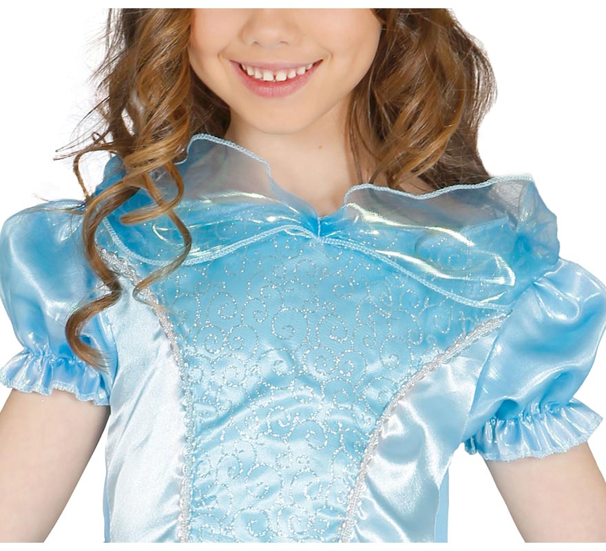 Disfraz de Princesa Cisne azul para niña