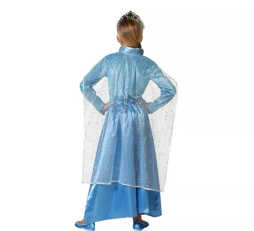 Translation missing: en.Disfraz de Princesa con capa azul para niña