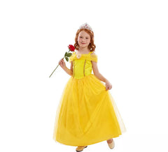 Yellow Fairytale Princess Costume for Girls
