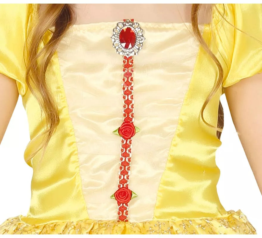 Disfraz de Princesa de cuento Amarilla para niña