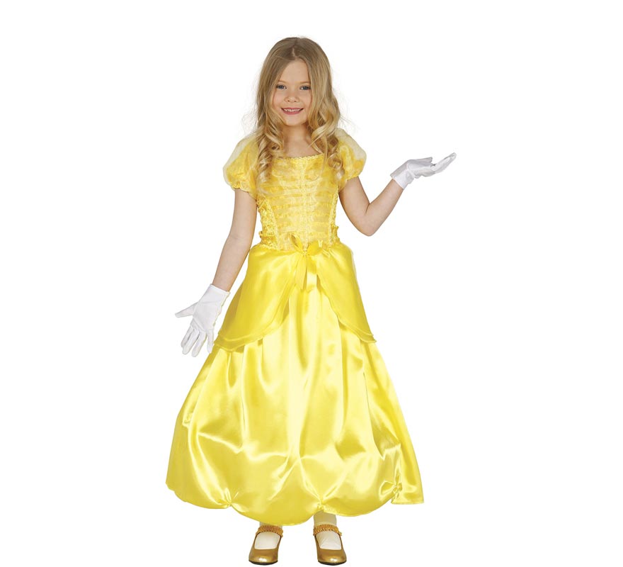 Translation missing: en.Disfraz de Princesa de Cuento amarilla para niña