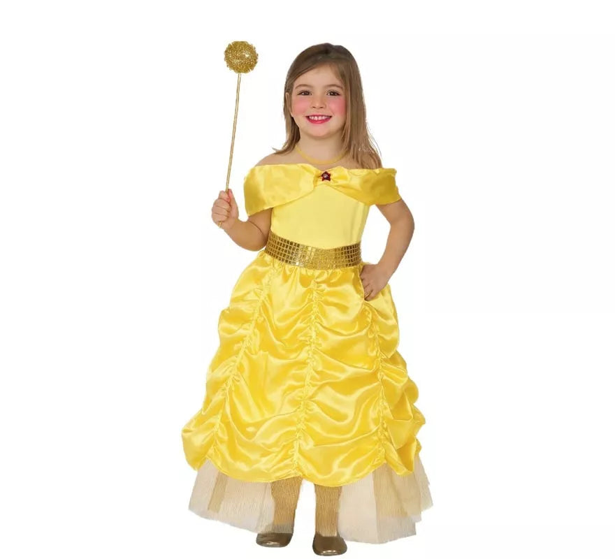 Translation missing: en.Disfraz de Princesa de Cuento amarilla para niña