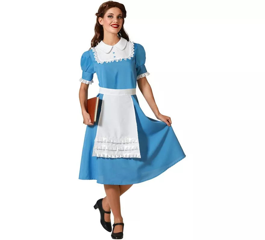 Disfraz de Princesa de Cuento azul para mujer