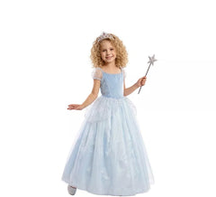 Blue Fairytale Princess Costume for Girls