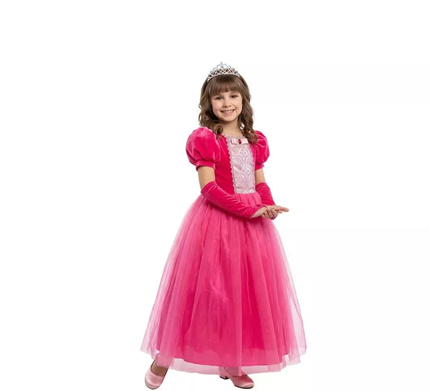 Disfraz de Princesa de Cuento rosa para niña