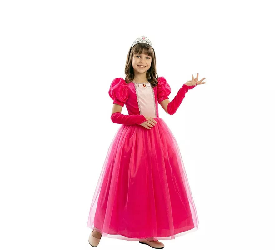 Disfraz de Princesa de Cuento rosa para niña