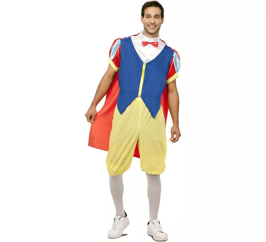 Disfraz de Princesa del Bosque con capa para hombre