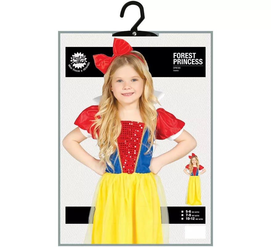 Disfraz de Princesa del Bosque para niña