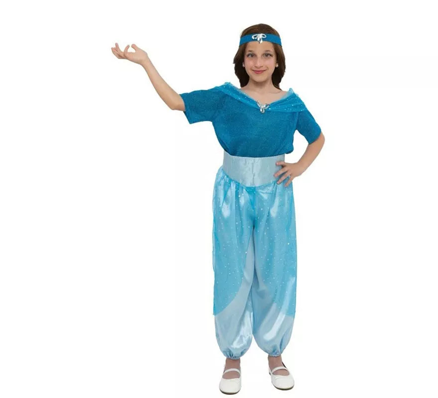 Disfraz de Princesa del Desierto Azul para niña