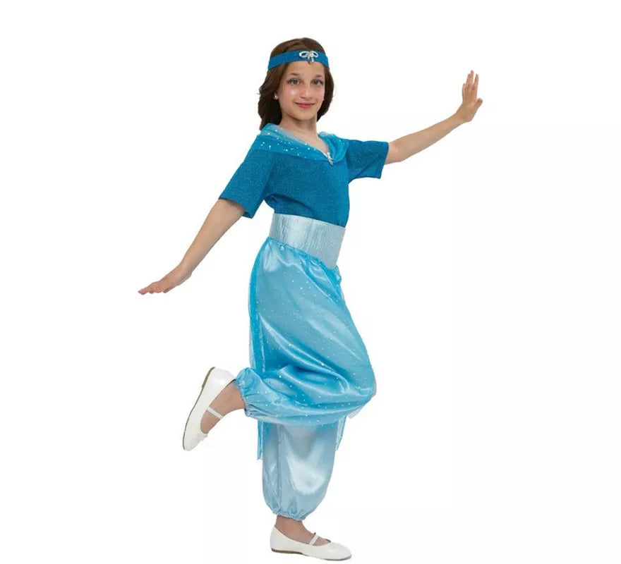 Disfraz de Princesa del Desierto Azul para niña