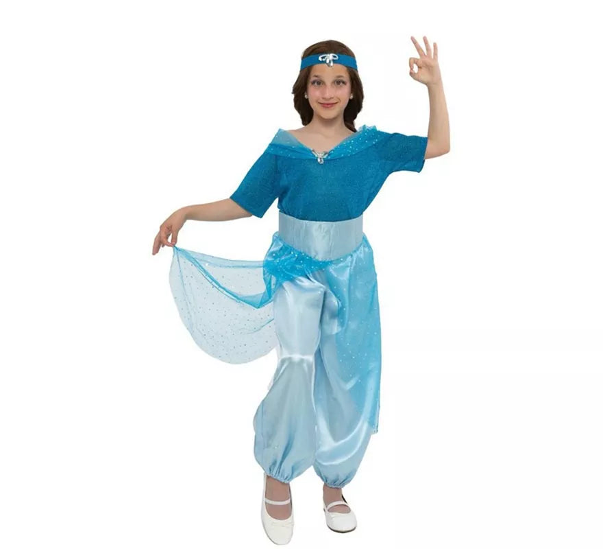 Translation missing: en.Disfraz de Princesa del Desierto Azul para niña
