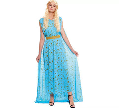 Blue Dragon Princess Costume for Women