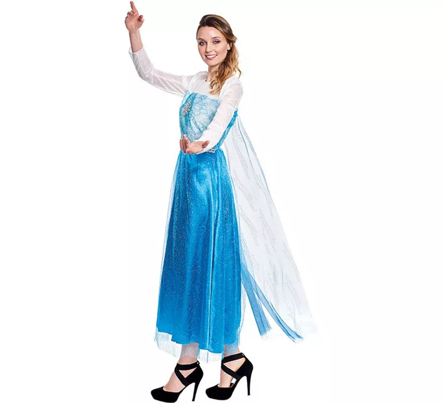 Translation missing: en.Disfraz de Princesa del Hielo Azul para mujer