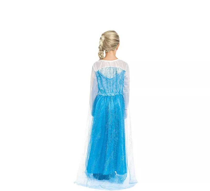 Disfraz de Princesa del Hielo Azul para niña