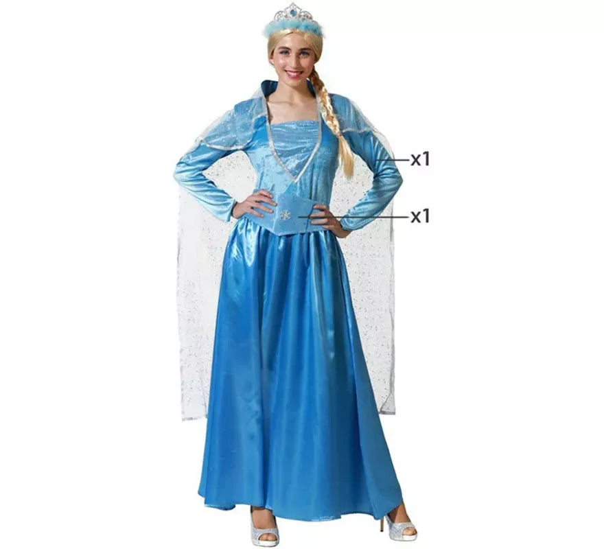 Disfraz de Princesa del hielo para mujer