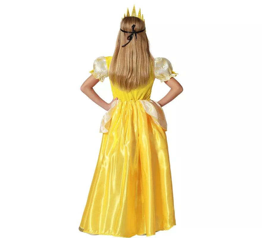 Translation missing: en.Disfraz de Princesa dorada de Cuento para niña