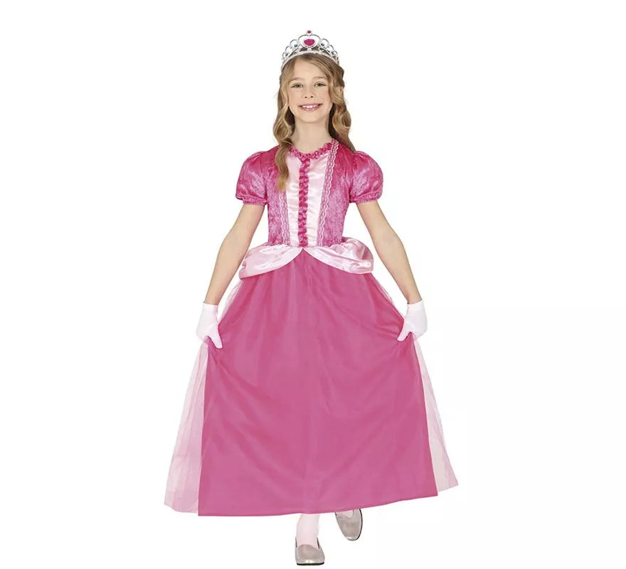 Disfraz de Princesa encantadora rosa para niña