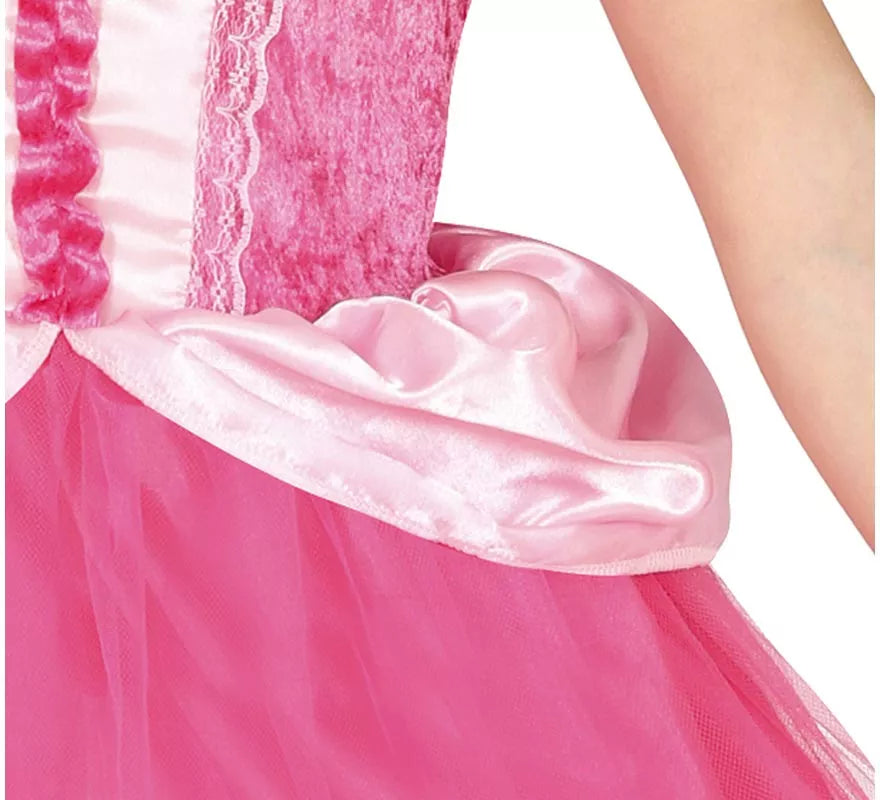 Disfraz de Princesa encantadora rosa para niña