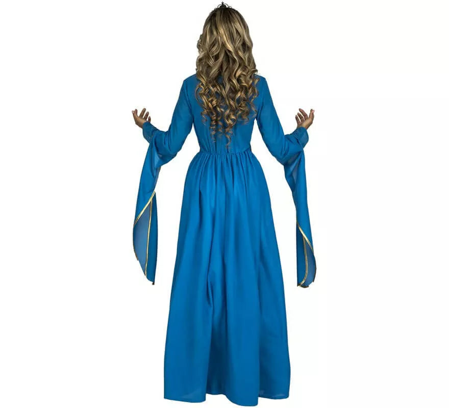 Translation missing: en.Disfraz de Princesa Medieval Azul para mujer