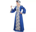 Disfraz de Princesa Medieval Azul para mujer