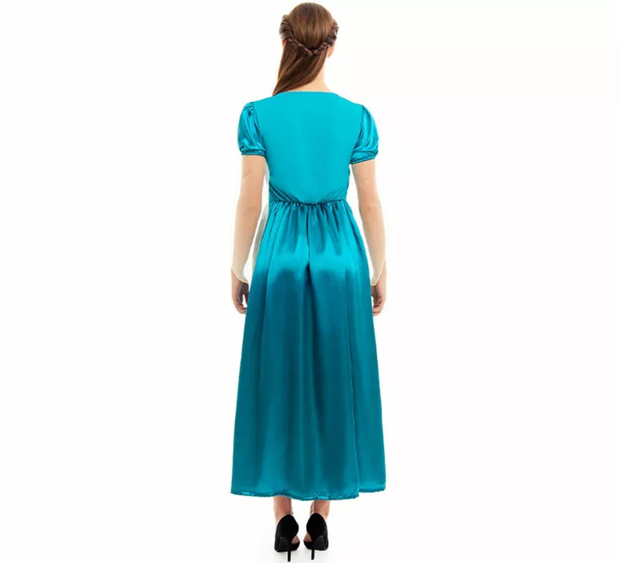 Translation missing: en.Disfraz de Princesa Medieval azul para mujer
