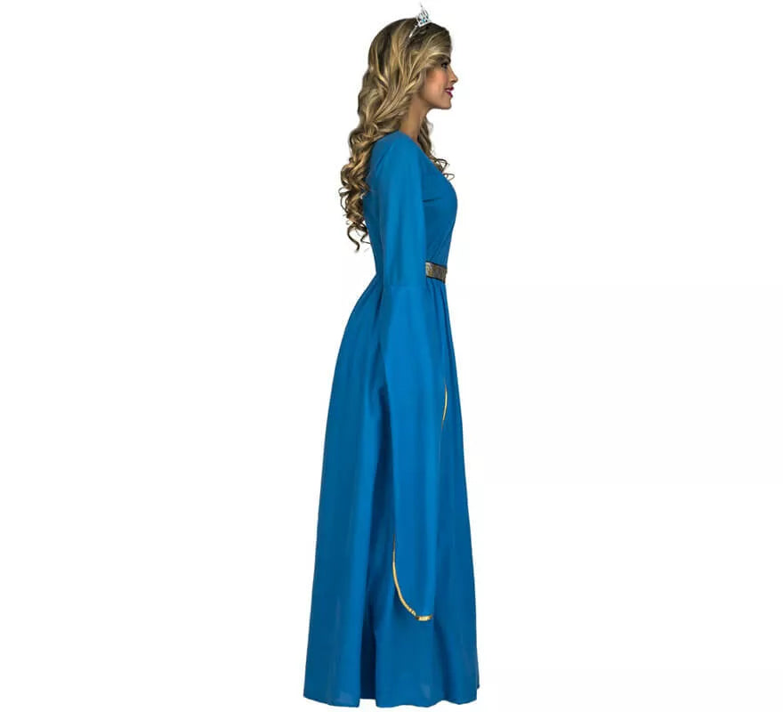 Translation missing: en.Disfraz de Princesa Medieval Azul para mujer