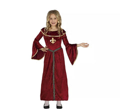 Medieval Princess costume with sleeves for girl