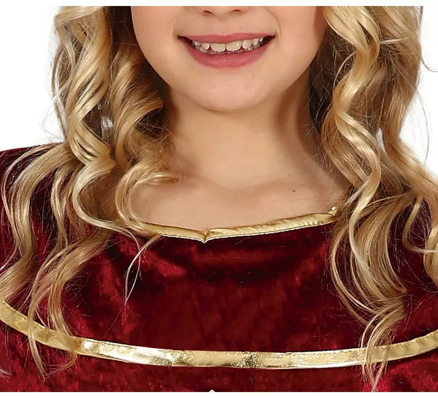 Translation missing: en.Disfraz de Princesa Medieval con mangas para niña