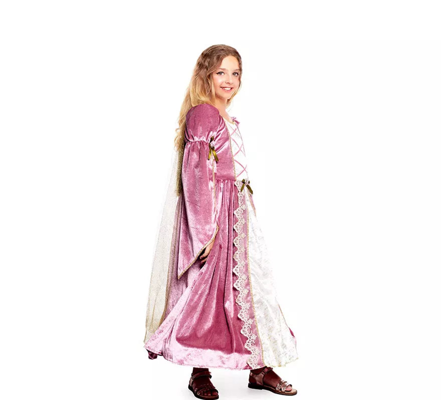 Disfraz de Princesa Medieval Púrpura para niña
