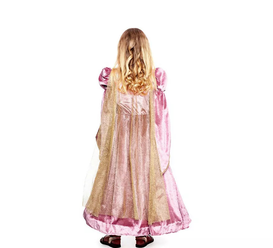 Disfraz de Princesa Medieval Púrpura para niña