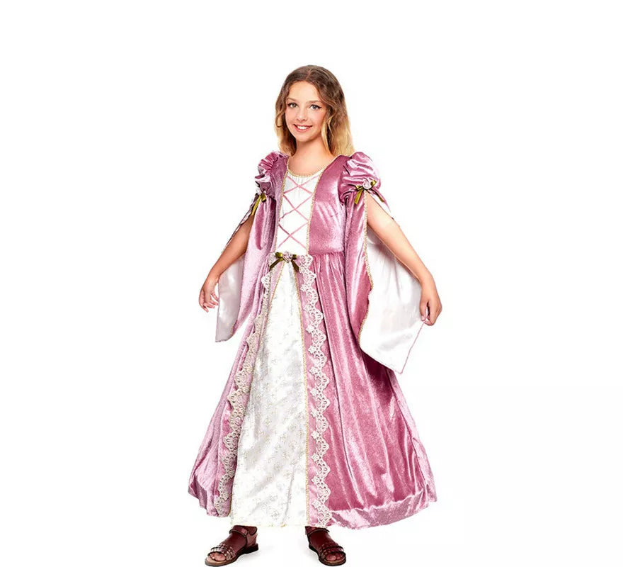 Disfraz de Princesa Medieval Púrpura para niña