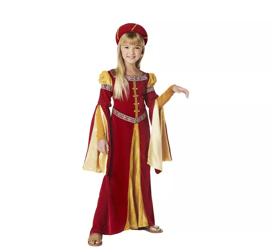 Translation missing: en.Disfraz de Princesa Medieval Renacentista para niña