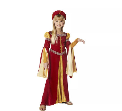 Disfraz de Princesa Medieval Renacentista para niña