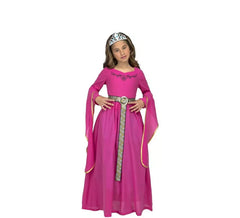 Pink Medieval Princess Costume for Girl